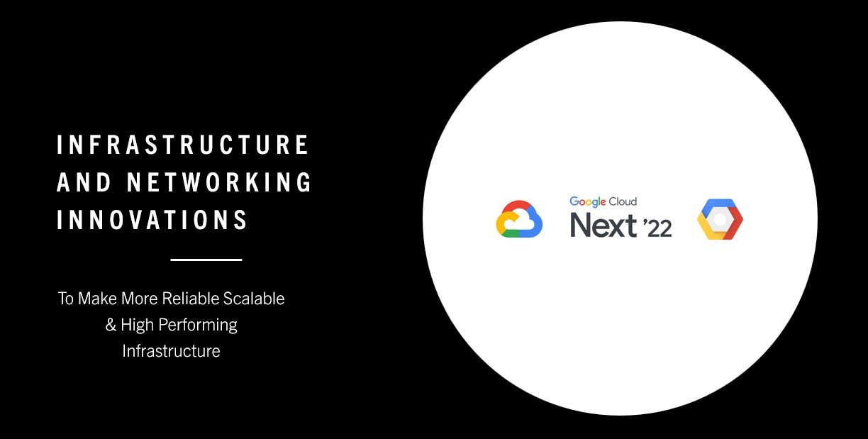 Infrastructure and Networking Innovations at Google Cloud Next 2022